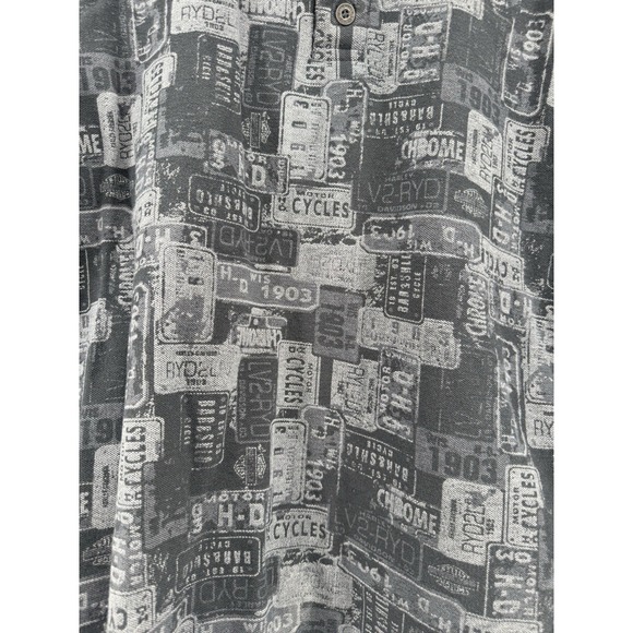 VINTAGE Harley Davidson Polo Shirt Men's Large - Picture 2 of 6